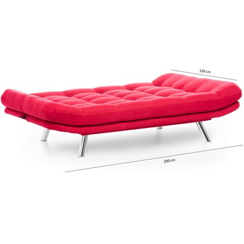 Misa Sofabed - Red Red 3-Seat Sofa-Bed slika 10