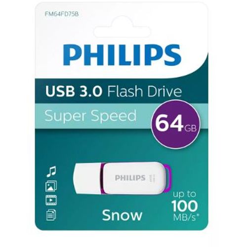 Philips USB  memorija 3.0 64GB Snow Edition Purple slika 5