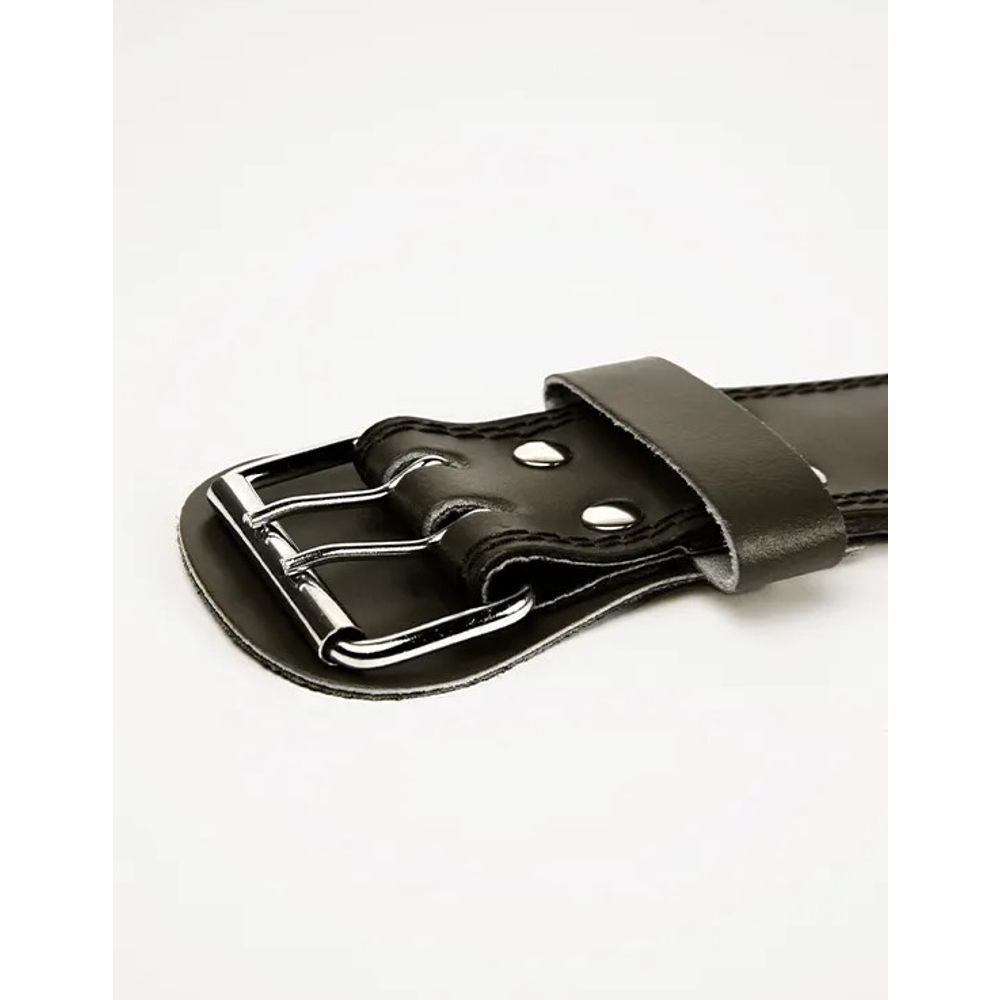 Gorilla Wear Kožni pojas za dizanje tegova 10cm, Army Green slika 4