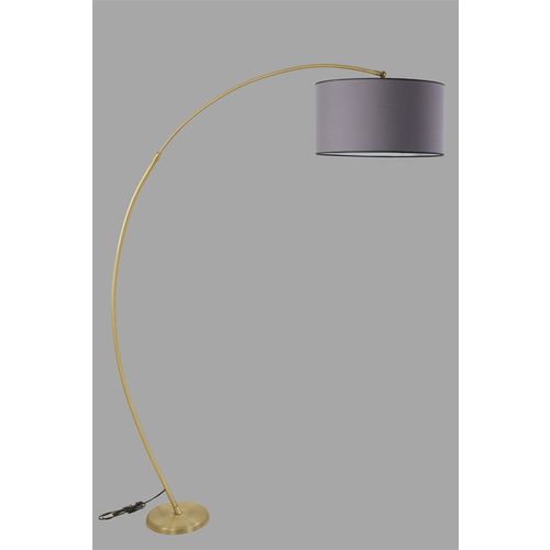 Mısra Eskitme Lambader Silindir Koyu Gri Abajurlu Anthracite Floor Lamp slika 3