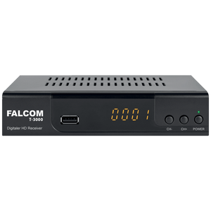 Falcom Prijemnik zemaljski, DVB-T/T2, HEVC, HDMI, USB - T-3000