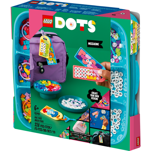 LEGO® DOTS 41949 Veliki komplet privjesaka za torbu – sla slika 4