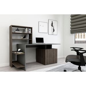 Woody Fashion Studijski stol, Melis - Walnut, Anthracite