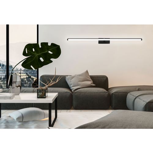 TOOLIGHT LED ZIDNA SVJETILJKA KUPAONICE IZNAD ZRCALA 20W 100CM APP375-1W CRNA slika 12