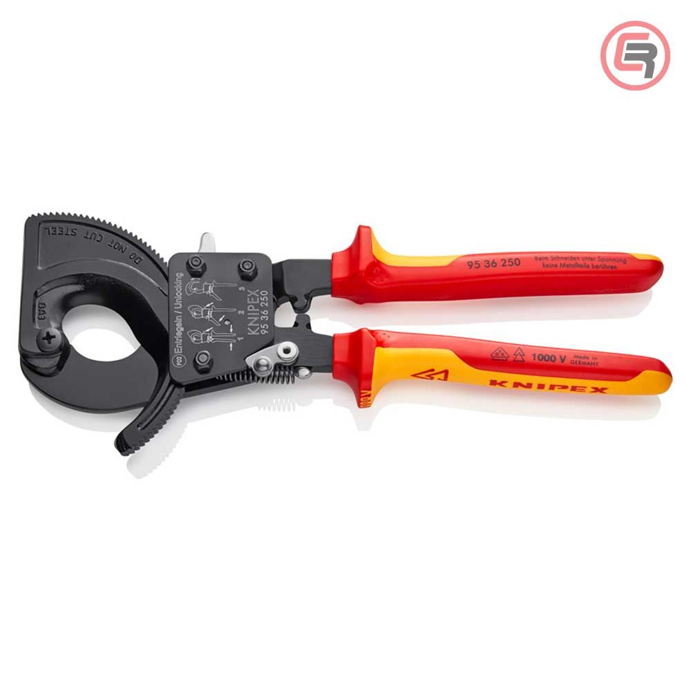 Knipex Škare Makaze 250mm Za Kablove fi 32mm / 240mm2 / 1000V - 95 36 250 slika 1