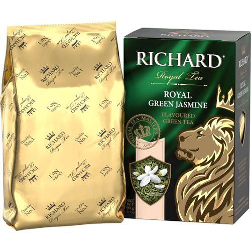 RICHARD Tea Royal Green Jasmine - Zeleni čaj krupnog lista sa jasminom rinfuz 90g  110470 slika 3