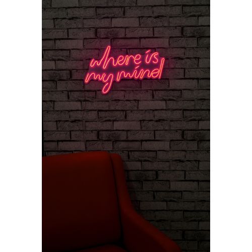 Wallity Ukrasna plastična LED rasvjeta, Where Is My Mind - Pink slika 3