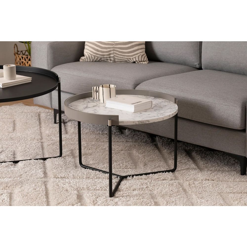 Nesting table Mandy - Set od 2 komada u antracit boji slika 3