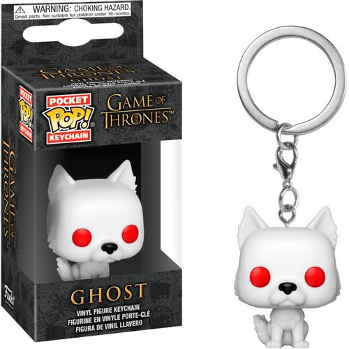 Pocket POP privjesak za ključeve Game of Thrones Ghost slika 1