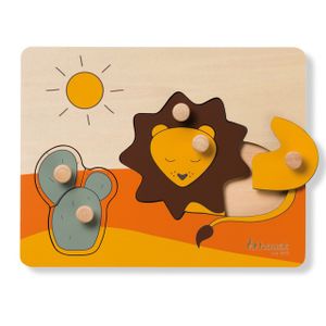 Hauck Drvena slagalica Puzzle N Sort - Lav