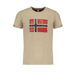 NORWAY 1963 BEIGE MEN'S SHORT SLEEVE T-SHIRT