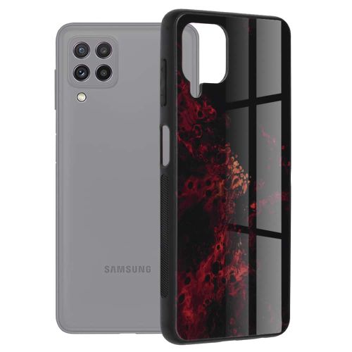 Techsuit Glaze maska za Samsung Galaxy A22 4G Red Nebula slika 1