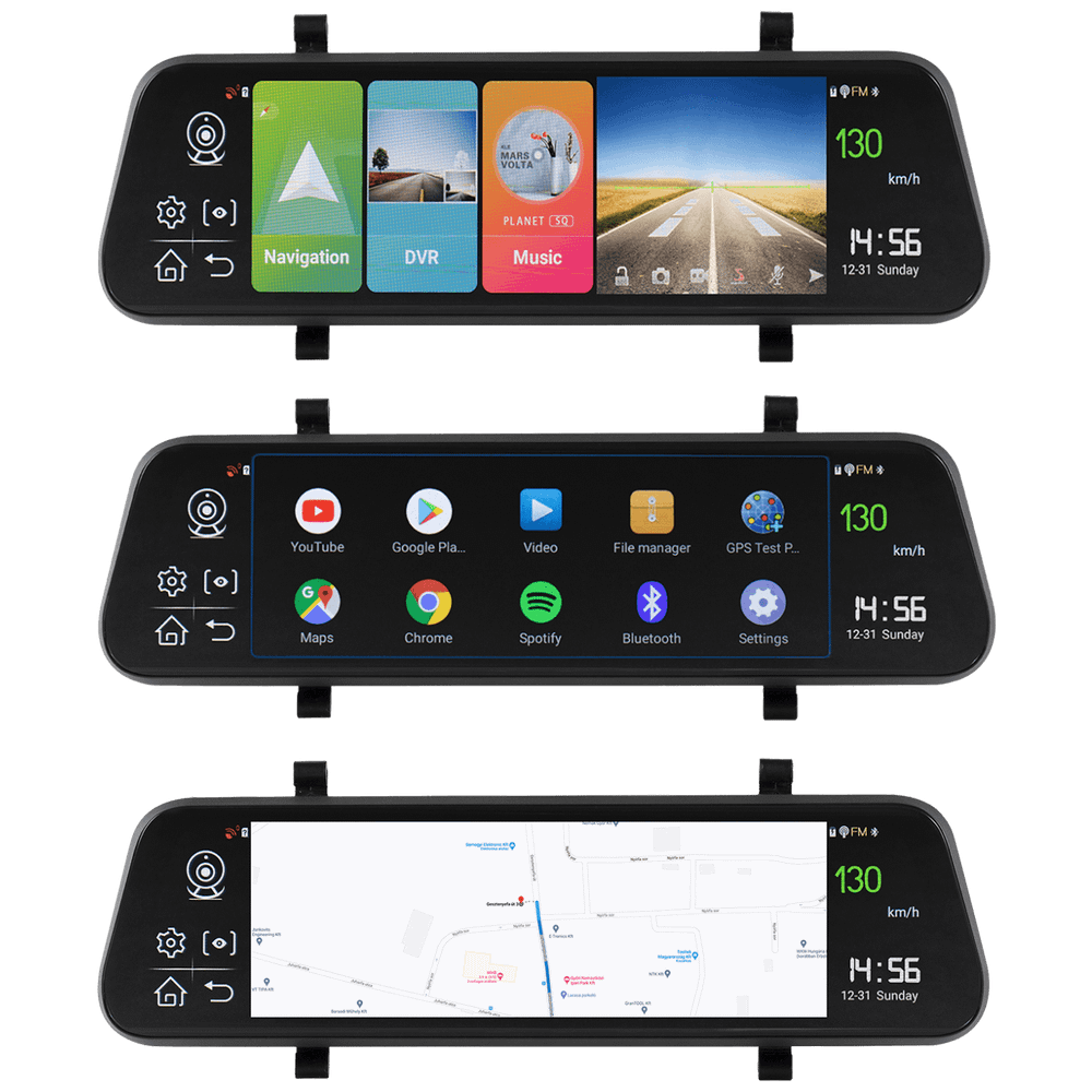 SAL Pametni retrovizor@Android, IPS 9.7" ekran, DVR, BT, WiFi - VPT SMART slika 4