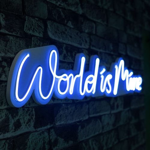 Wallity Ukrasna plastična LED rasvjeta, World is Mine - Blue slika 7