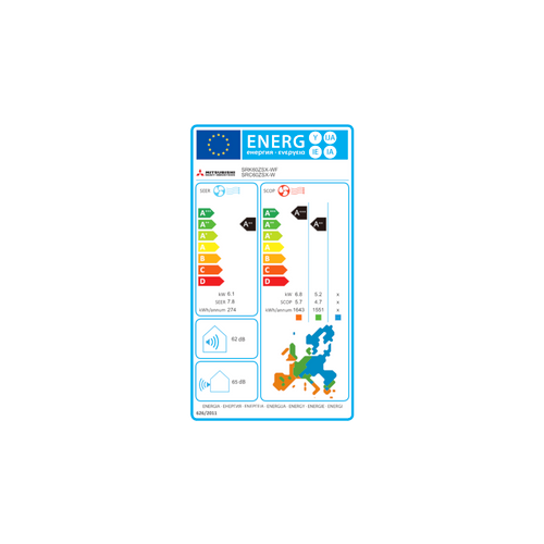 Mitsubishi Heavy Industries klima uređaj 6,1kW SRK60ZSX-WF/SRC60ZSX-W slika 4