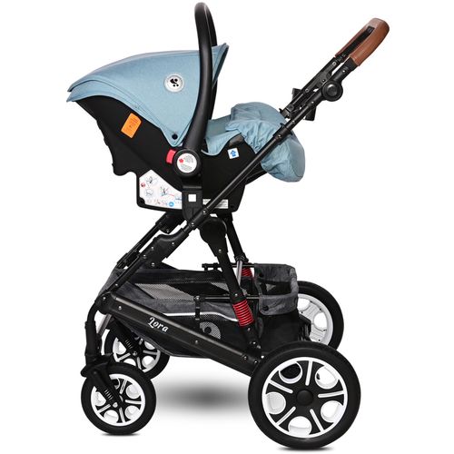 LORELLI LORA Sky Blue Kolica 3u1: Košara + Autosjedalica + Zimska Navlaka (0mj+) - (do 15kg/96cm) slika 11