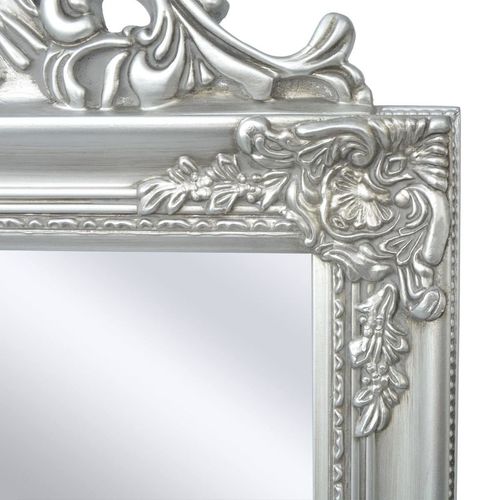 Samostojeće Ogledalo Barokni stil 160x40 cm Srebrna boja slika 17