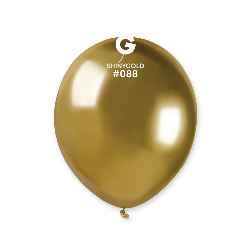 AB50-88 Balon Hromirano Zlatni 13cm, 100kom slika 2