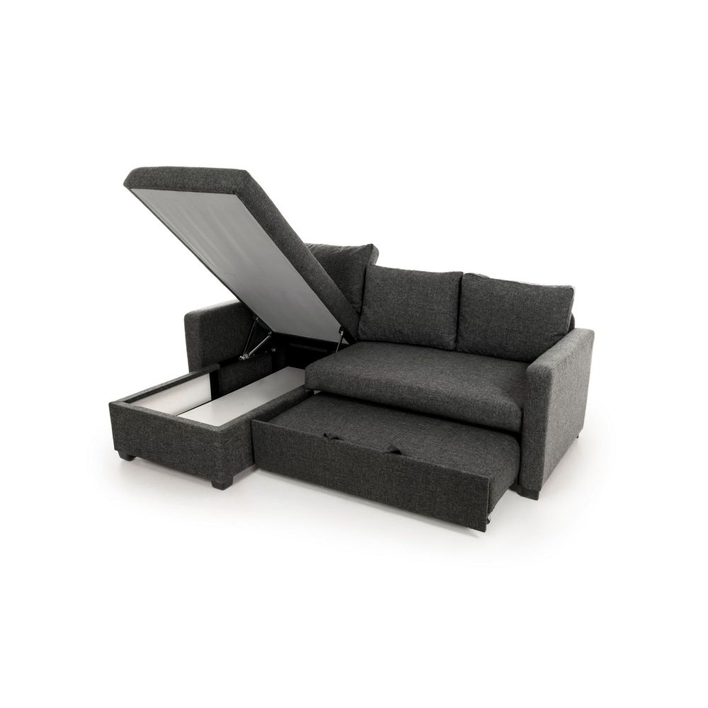Krevetna ugaona sofa Kado – siva slika 12