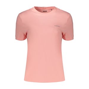 GUESS JEANS WOMEN'S SHORT SLEEVE T-SHIRT PINK