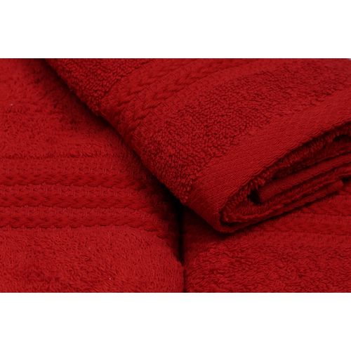 Colourful Cotton Set ručnika RED, u poklon kutiji, 3 komada, Rainbow - Red slika 4