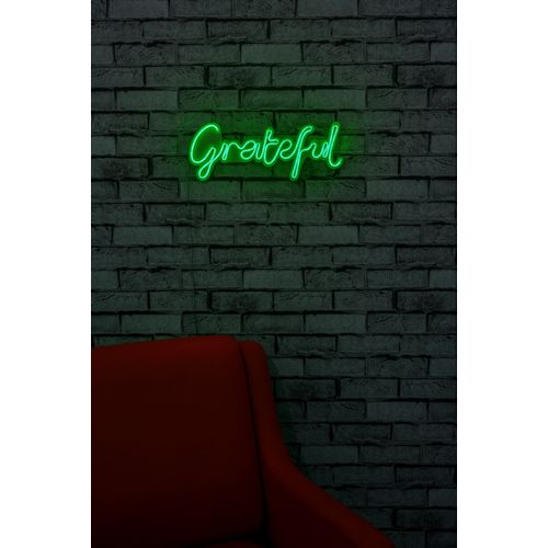 Wallity Ukrasna plastična LED rasvjeta, Grateful - Green slika 3