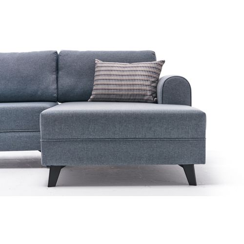 Atelier Del Sofa Kutna garnitura na razvlačenje, Plava, Belen - Blue slika 7