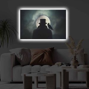4570KTLGDACT - 014 Multicolor Decorative Led Lighted Canvas Painting