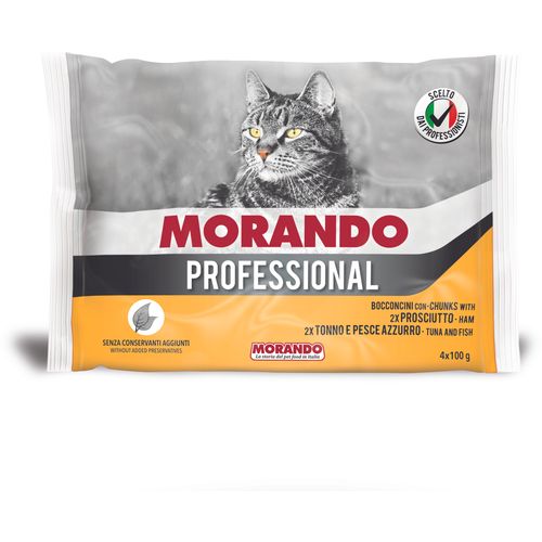 Morando Cat  Multi Pack Adult Šunka i Tuna & Riba 4x100g slika 1