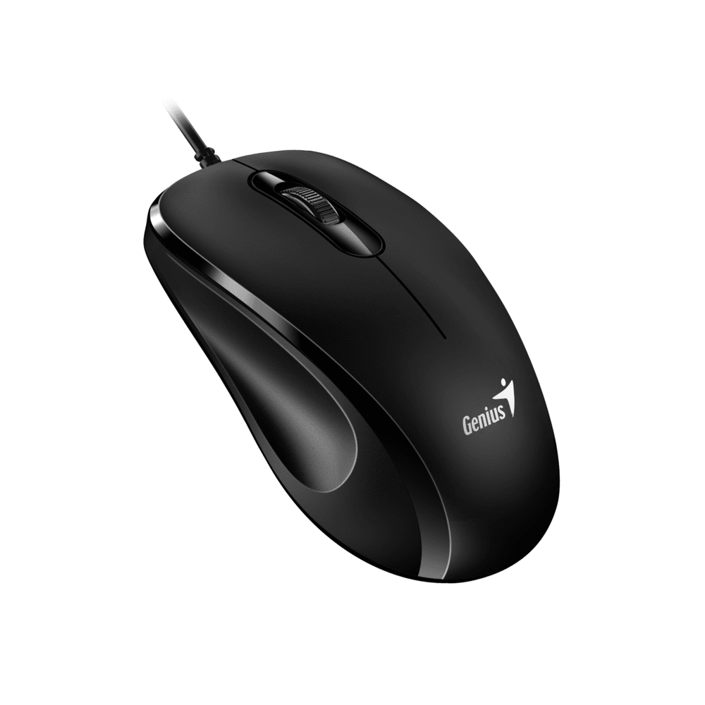 Genius miš DX-101 crni USB, optički, 1200 DPI, 1.5m, 3 tipke, 83g slika 2