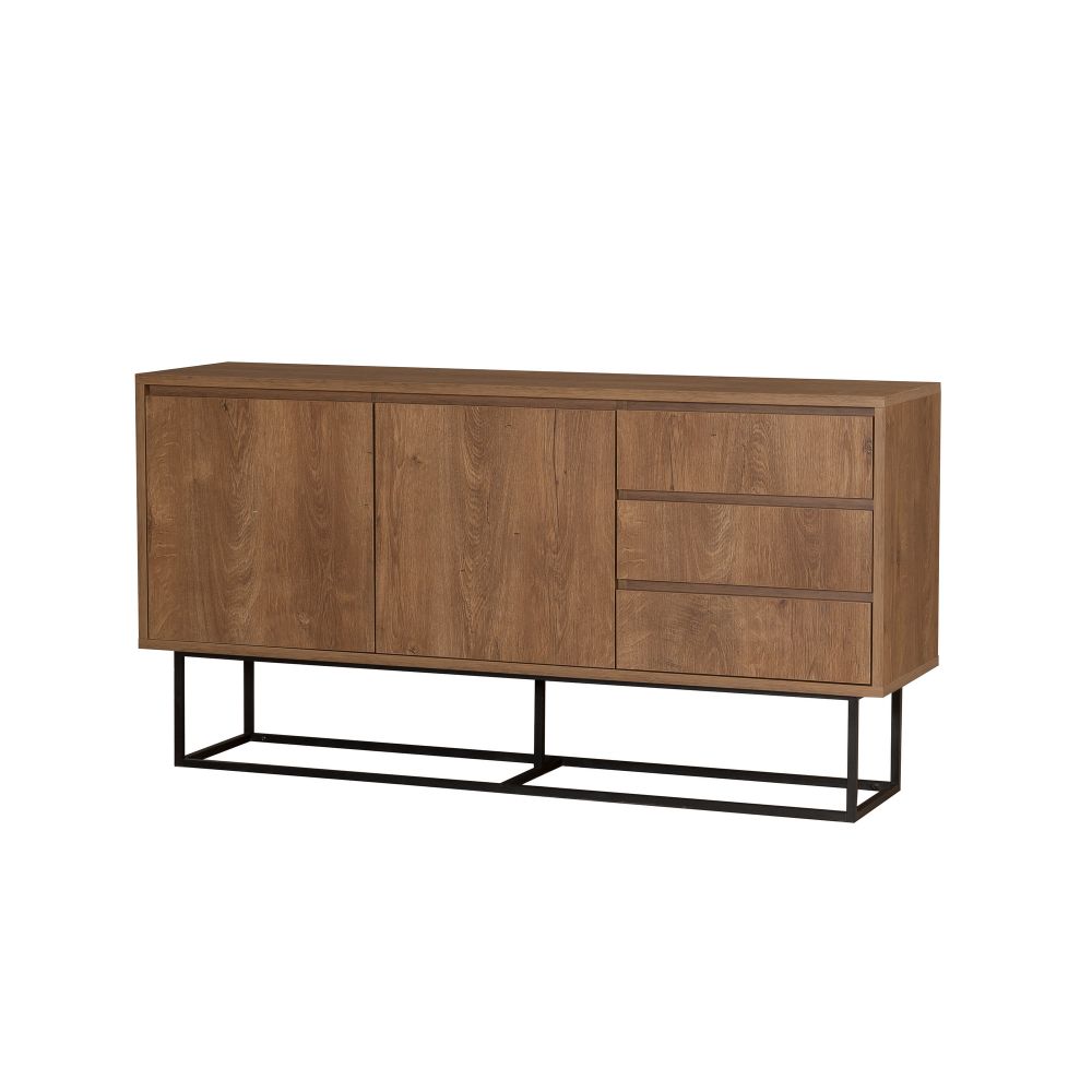 Ruba Walnut Crna Konzola slika 3