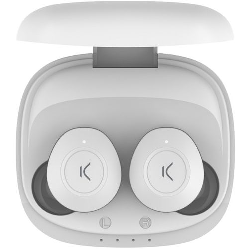 KSIX, bežične slušalice Oblivion, dizajn gumba u uhu, autonomija 4+15 h, bijele slika 6