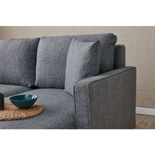 Atelier Del Sofa Trosjed na razvlačenje, Sivo, Eva - Grey slika 3