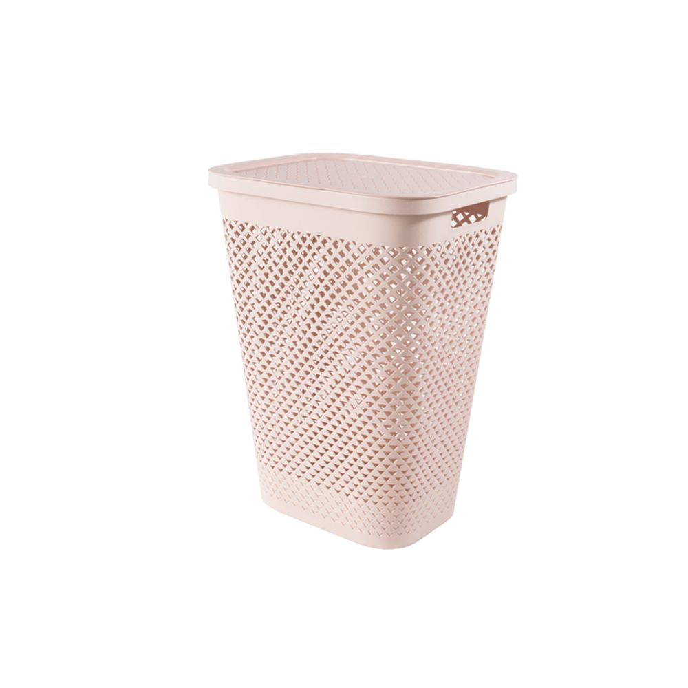 Curver korpa za veš 55L roza PURE  slika 2