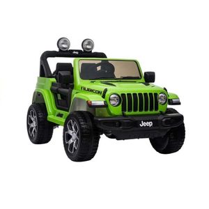 Licencirani Jeep Rubicon Wrangler 4x4 zeleni-auto na akumulator