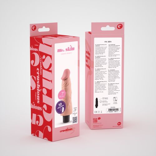 CRUSHIOUS MR. SKIN REALISTIC VIBRATOR slika 7