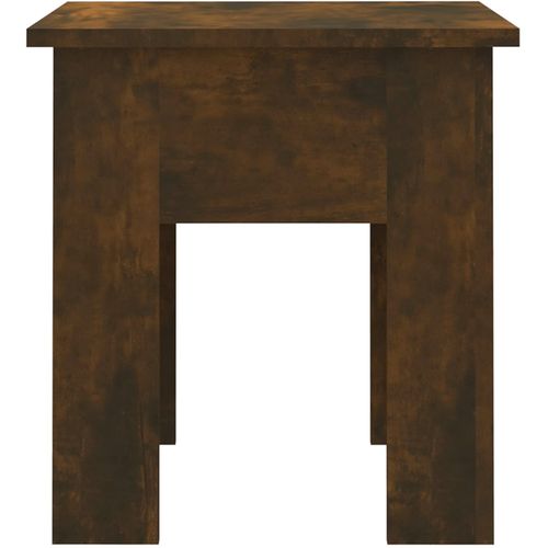 Stolić za kavu boja dimljenog hrasta 40 x 40 x 42 cm od iverice slika 6