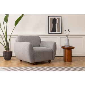 Atelier Del Sofa Fotelja EDDY siva, Eddy - Light Grey