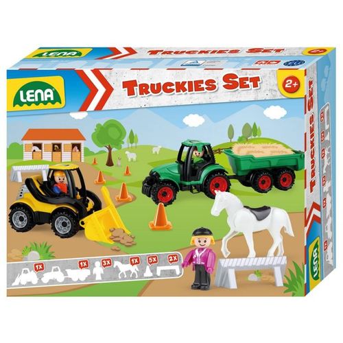 Lena Igračka Truckies Traktor Sa Prikolicom slika 1