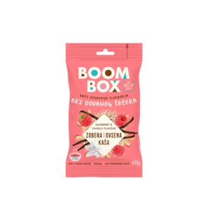 Boom Box Zobena kaša s okusom maline i vanilije 60g