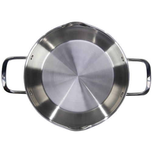 Čelični lonac Rosmarino Pour&amp;Cook II sa staklenim poklopcem 3 l - silver 24x10,5 cm slika 6