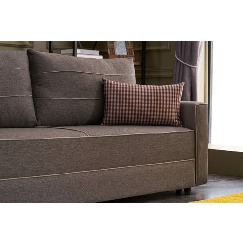 Atelier Del Sofa Trosjed na razvlačenje, Smeđa, Ece - Brown slika 5