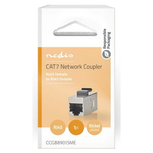 CCGB89015ME CAT6a / CAT7, Shielded, RJ45 Female, Straight, Metal 1KOM slika 1