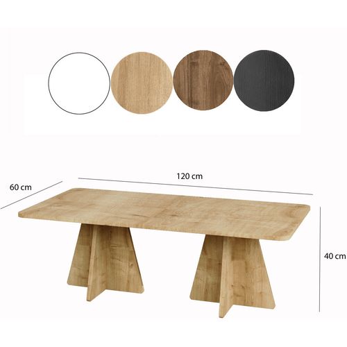 Mushroom 2 - Sapphire Oak Sapphire Oak Coffee Table slika 6