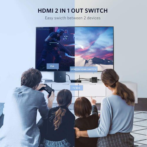 Ugreen HDMI 2.0 2x1 dvosmjerni splitter, prekidač - kutija slika 5