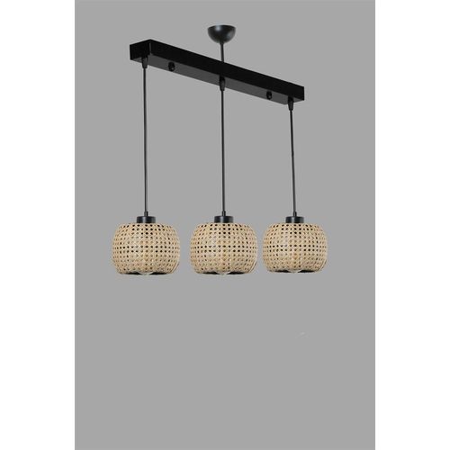 Tiger - 8575-6 Rattan Chandelier slika 3