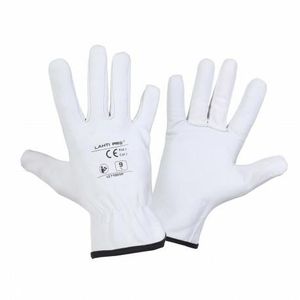 Sive radne rukavice od kože veličina 10