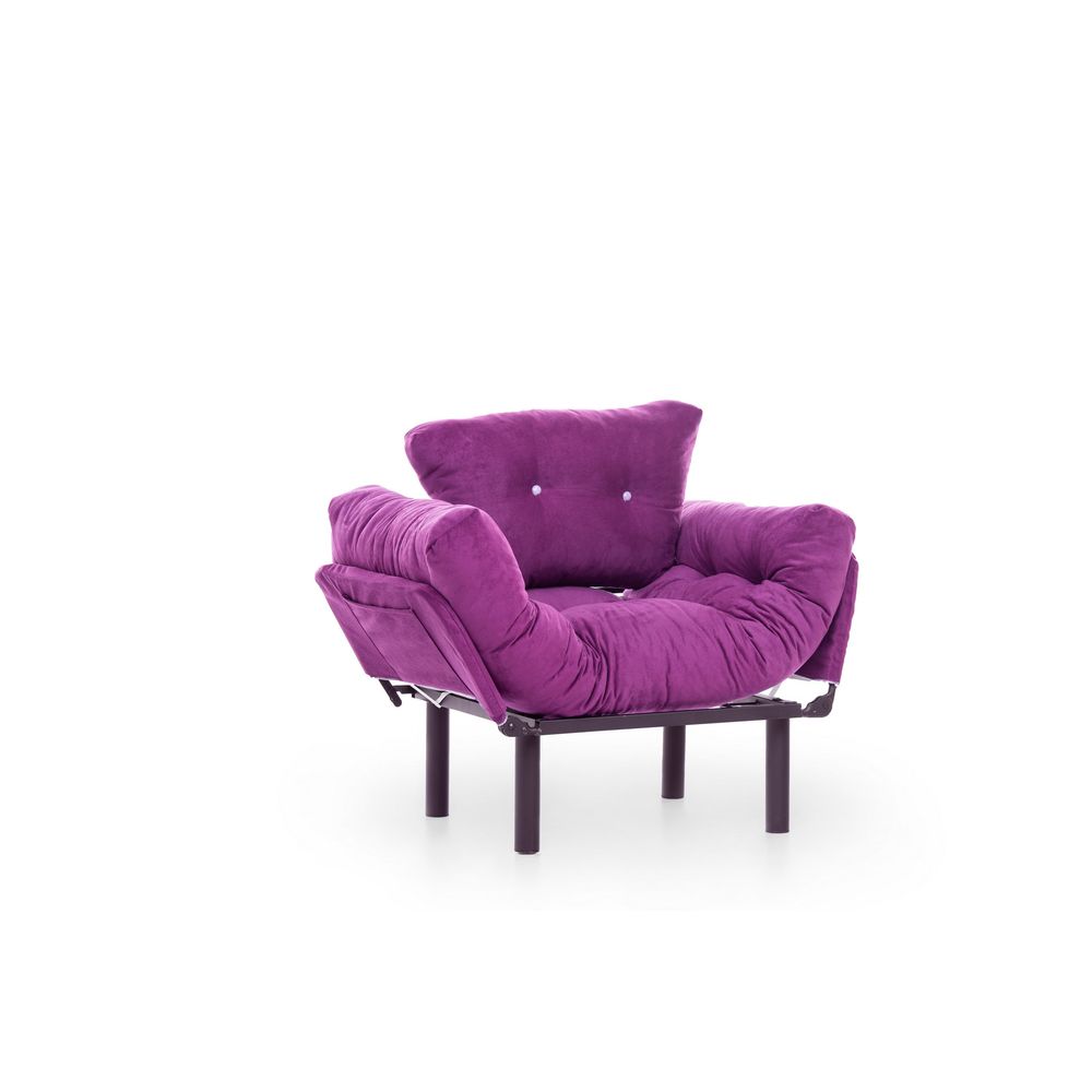 Nitta Single - Ljubičasti Wing Chair slika 5