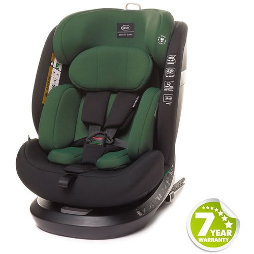 4BABY autosjedalica I-Size (40-150 cm) Roto-fix dark green slika 1