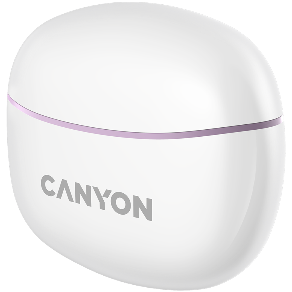 CANYON TWS-5 Bežične Bluetooth Slušalice, Ljubičaste slika 4